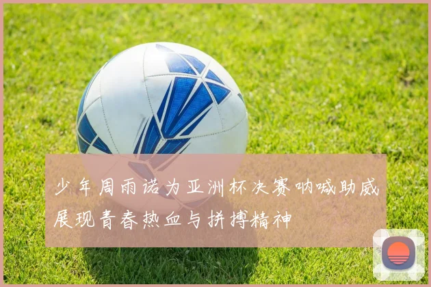 少年周雨诺为亚洲杯决赛呐喊助威展现青春热血与拼搏精神